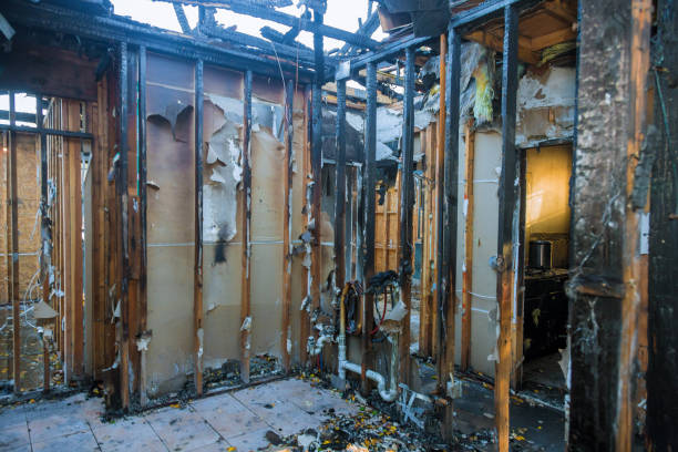 Professional Fire Damage Removal technician working in George West, TX
